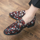 Mocasines transpirables planos casuales vintage para hombres