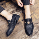 Mocasines Brogues de cuero hechos a mano con estilo para hombres