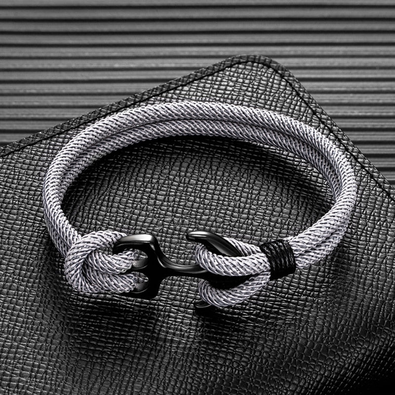 MK Anchor Double Strand Paracord Bracelet