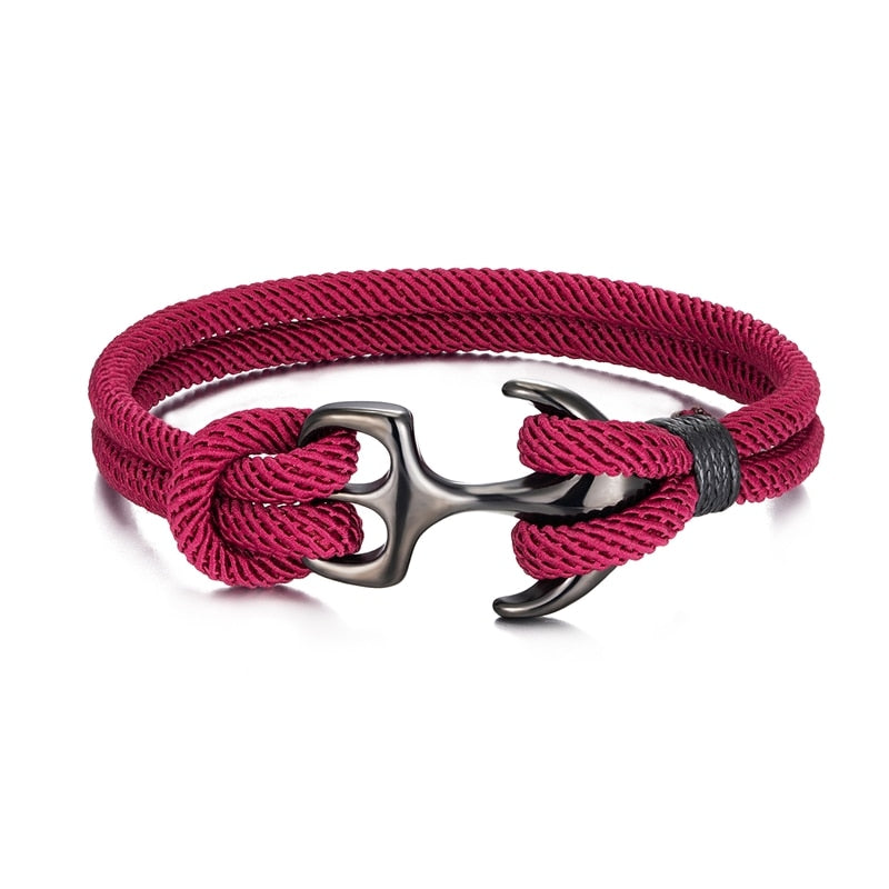 MK Anchor Double Strand Paracord Bracelet