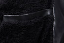 Chaqueta de cuero PU para motocicleta Otoño Invierno para hombre