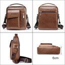 Bolso de hombro multifunción de cuero PU para hombre WEIXIER