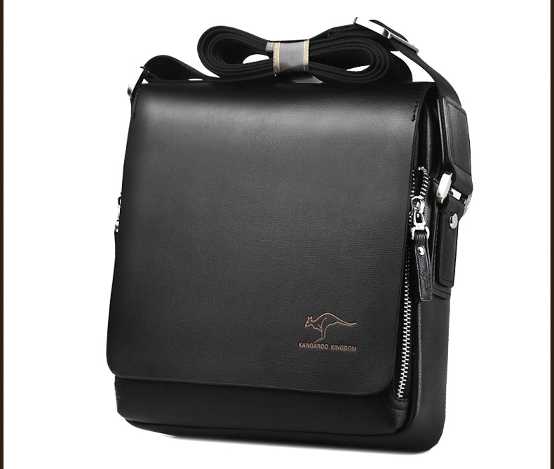 KANGAROO Men's Luxury Leather Classic Bag