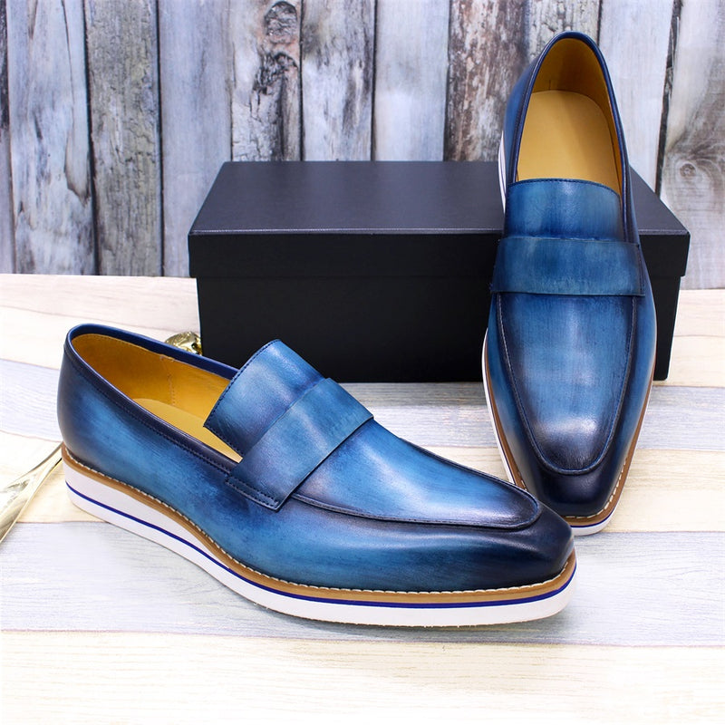 Men's Genuine Leather Comfortable Flat Shoes