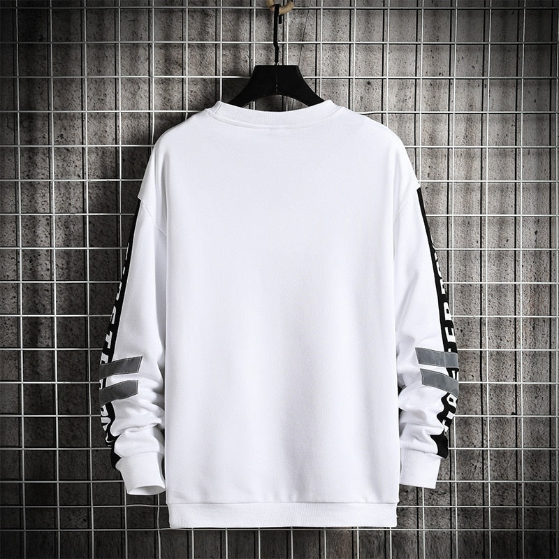 Sudadera con cuello en O informal de otoño para hombre OEIN