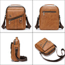 WEIXER Bolso bandolera de piel sintética para hombre