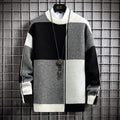 Jersey de cuello alto Harajuku para hombre