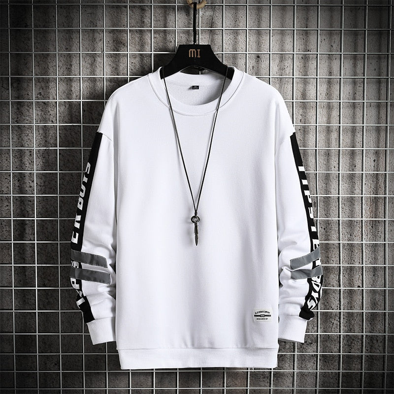 Sudadera con cuello en O informal de otoño para hombre OEIN