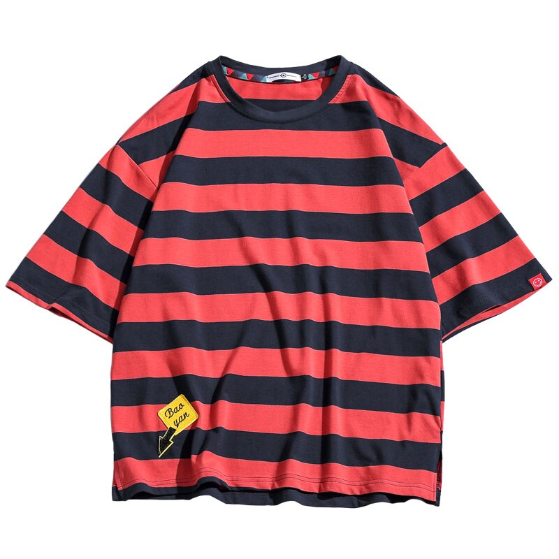 Men's Striped Summer Lightweight T-Shirt