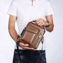 Bolso de hombro multifunción de cuero PU para hombre WEIXIER
