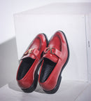 Zapatos italianos vintage de piel sintética para hombre