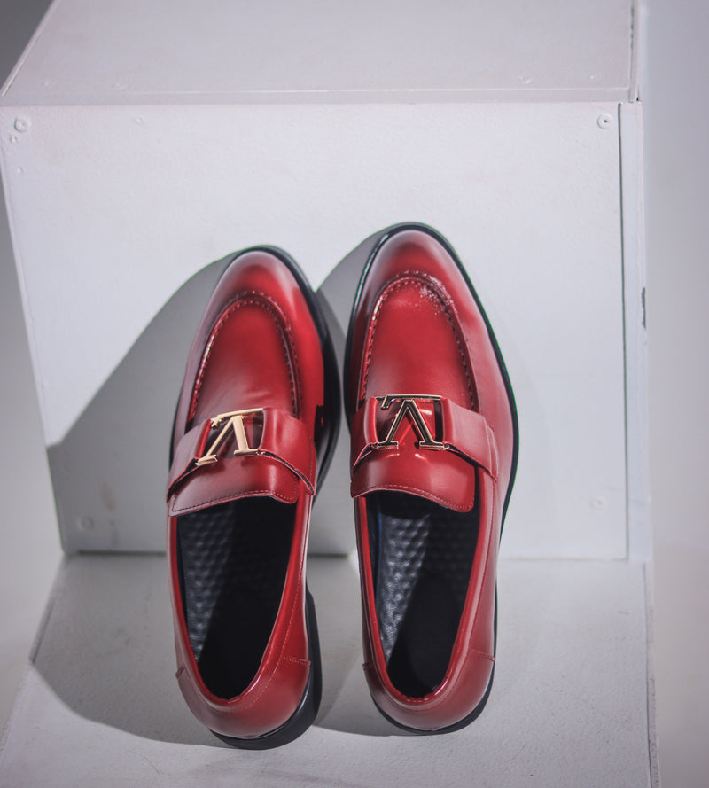 Men's Vintage Italian Faux Leather Shoes