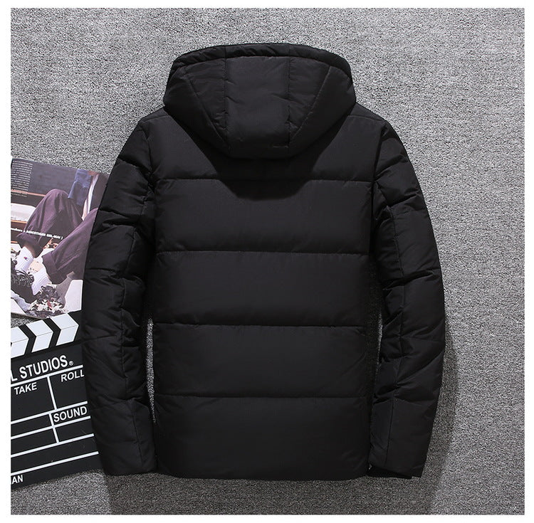 Chaqueta acolchada de invierno con capucha para hombre DES