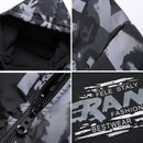 Parka acolchada de invierno con capucha para hombre de camuflaje