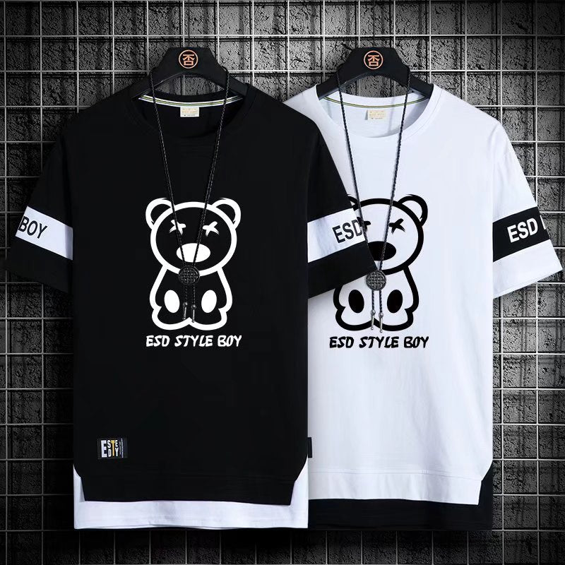 T-shirts Streetwear Harajuku d'été pour hommes ESD 