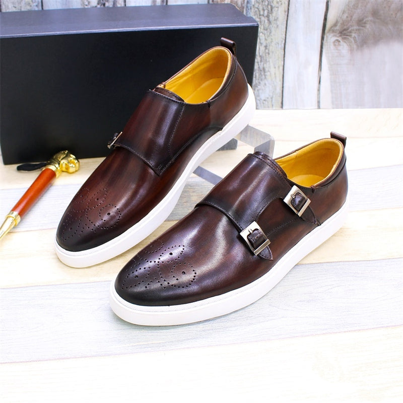 BREX Chaussures richelieu en cuir de qualité supérieure pour homme 