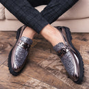 Mocasines sin cordones de piel sintética para hombre