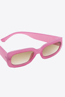 Gafas de sol rectangulares con montura de policarbonato