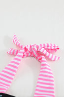 Maillot de bain deux pièces noué dans le dos à imprimé mixte