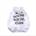 Anti Social Casual Printed Windbreaker Coat - AM APPAREL