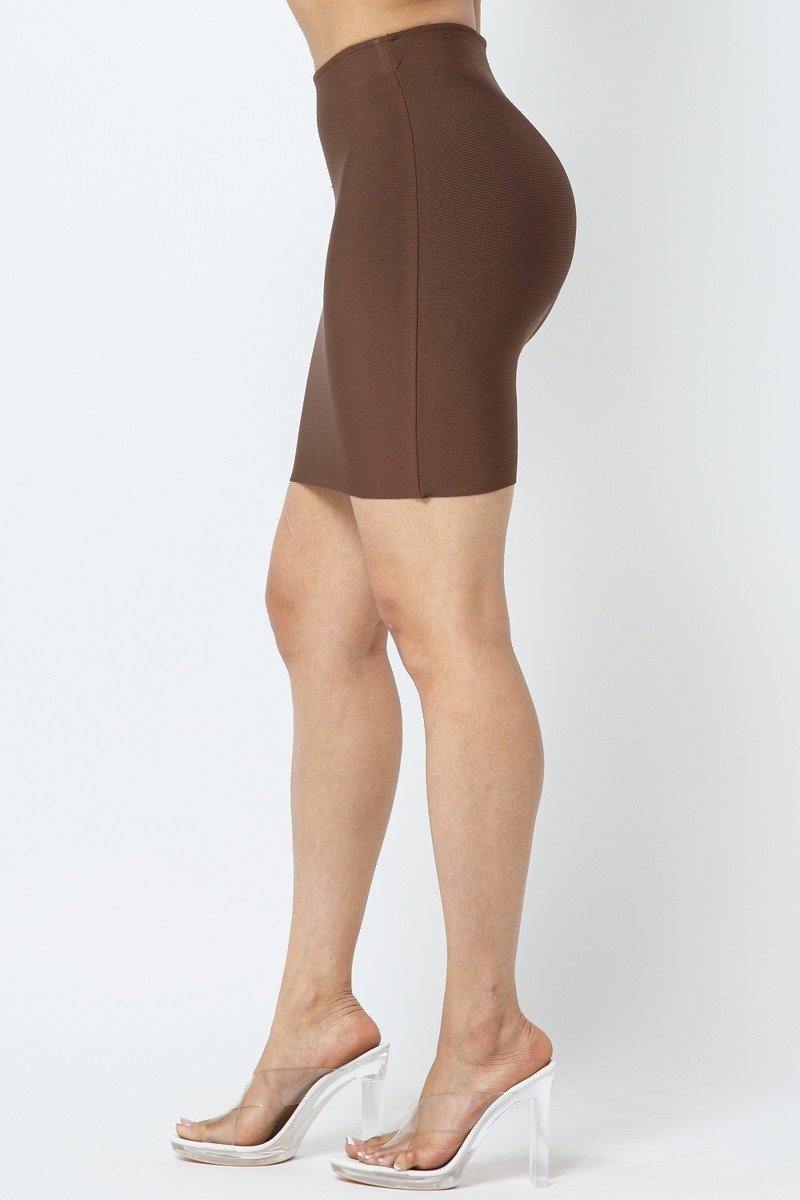 Bandage Mini Skirt - AM APPAREL