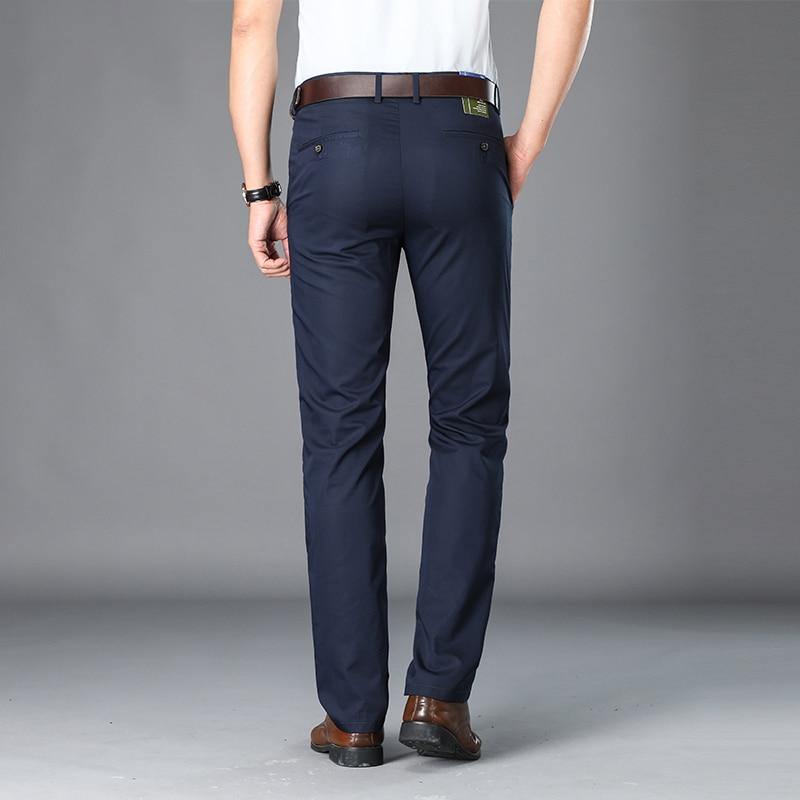 BROWON Men's Business/Formal Fiber Pants - AM APPAREL