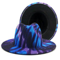 Colorful Unisex Wide Brim Fedoras Hat - AM APPAREL