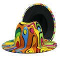 Colorful Unisex Wide Brim Fedoras Hat - AM APPAREL