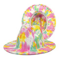 Colorful Unisex Wide Brim Fedoras Hat - AM APPAREL