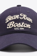 Gorra de béisbol ajustable con gráfico bordado