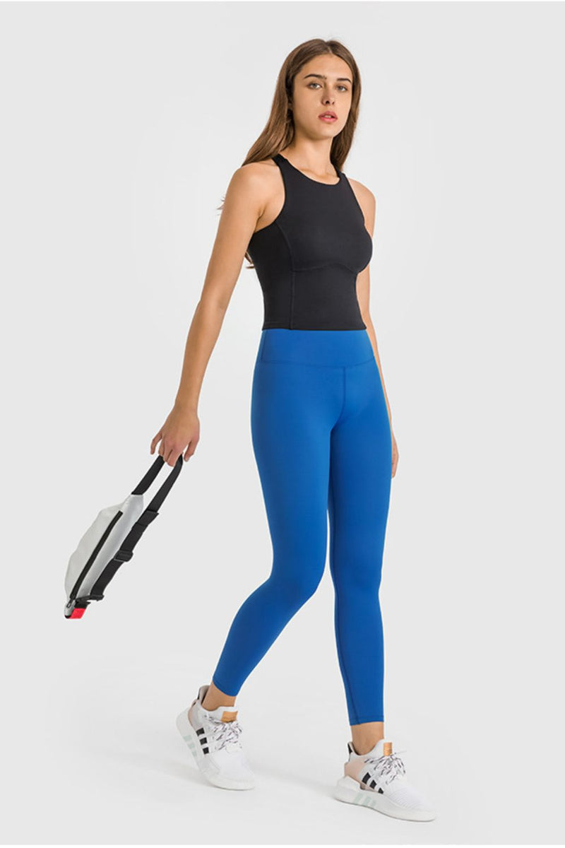 Legging de yoga taille haute longueur cheville