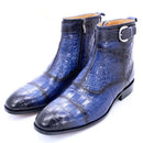 DW Men's Genuine Leather Cowboy Boots - AM APPAREL