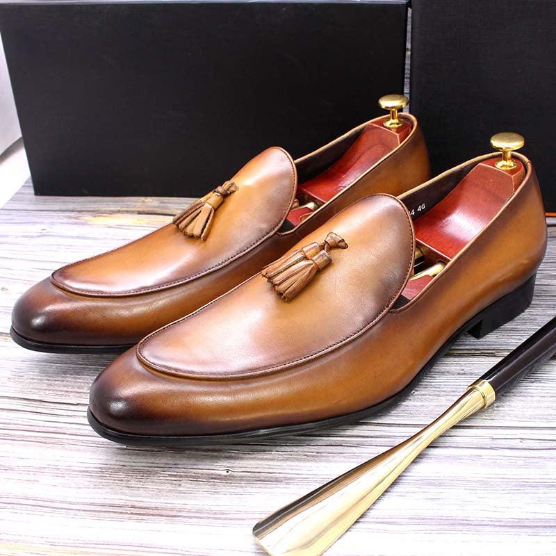 DW Men's Italian Style Handmade Loafers - AM APPAREL