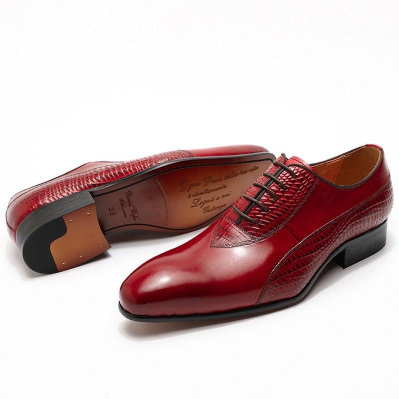 DW Men's Luxurious  Handmade Genuine Leather Oxfords - AM APPAREL