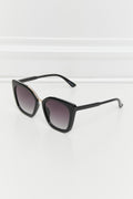 Lunettes de soleil œil de chat en polycarbonate à monture complète