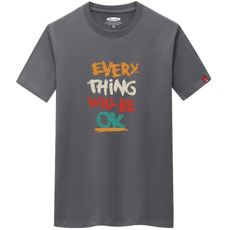 Everything Will Be Okay Men's O Neck T-shirt - AM APPAREL