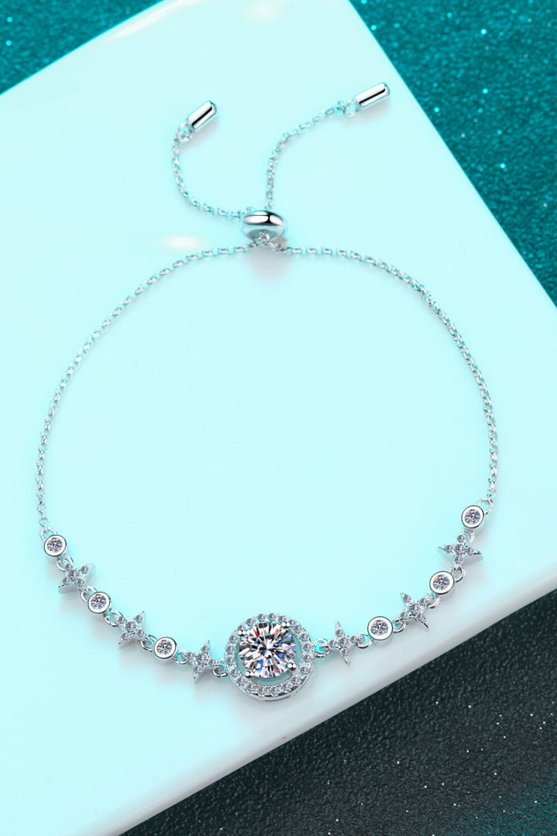 Muéstrale el camino Pulsera de moissanita