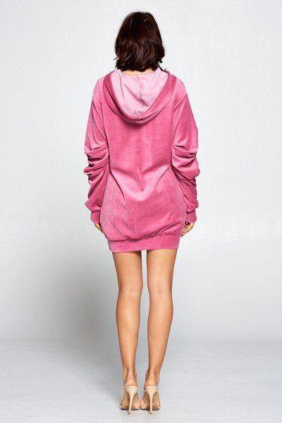 Long Sleeve Sweater/Hoodie Dress - AM APPAREL