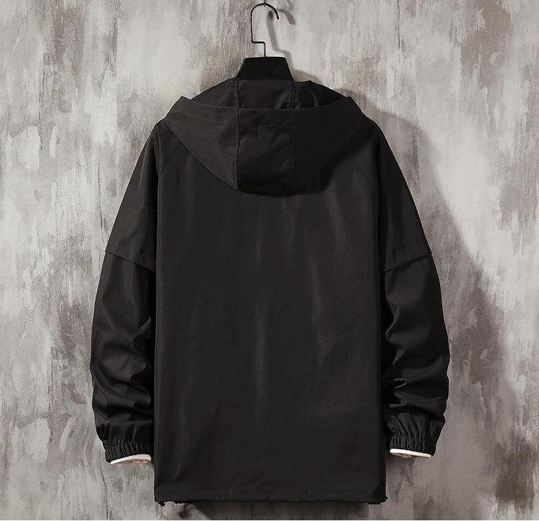 Men Hooded Casual Windbreaker Jackets - AM APPAREL