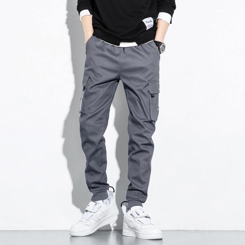 Men Outdoor Tactical Skinny Cargo Joggers - AM APPAREL