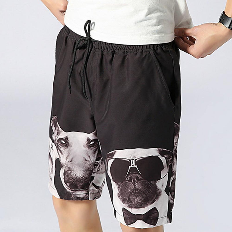 Men's Animal Print Street Shorts - AM APPAREL