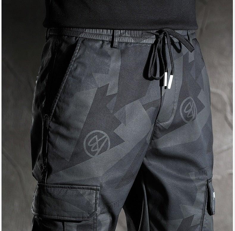 Men's Camouflage Streetwear Designer Cargo Pants - AM APPAREL