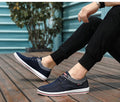 Men's Casual Breathable Denim Canvas Shoes - AM APPAREL