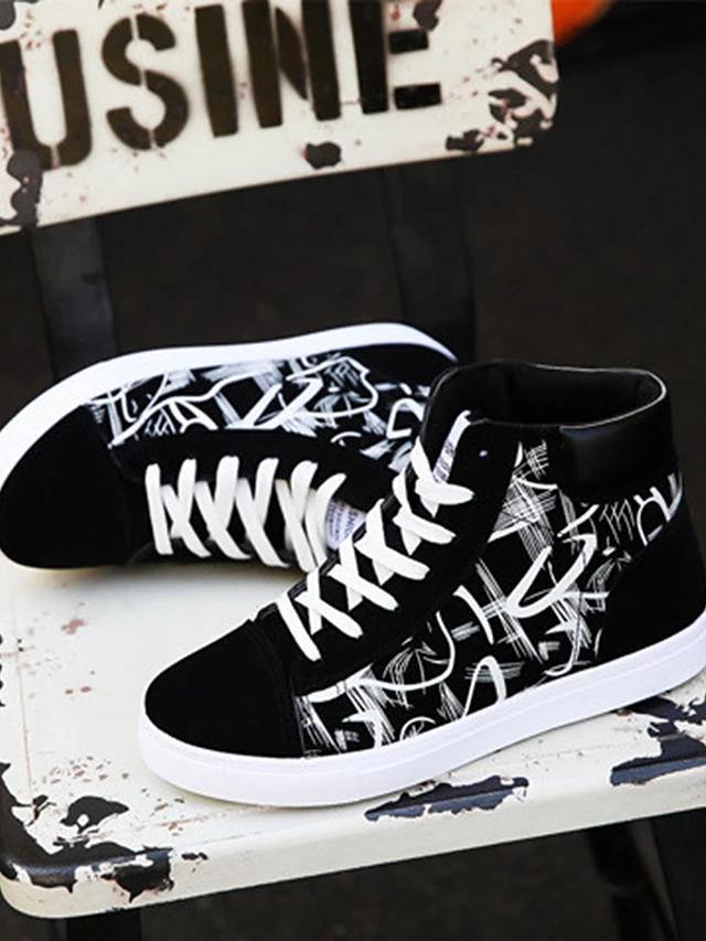 Men's Fashion Canvas Fall Casual Sneakers - AM APPAREL