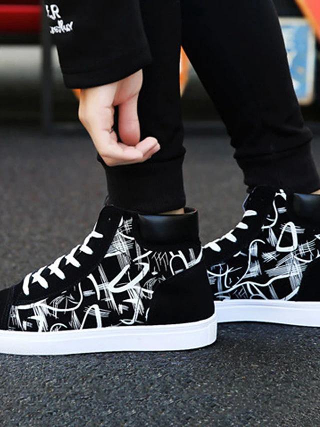 Men's Fashion Canvas Fall Casual Sneakers - AM APPAREL