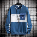 Men's Fashion Tri-Color Patchwork Top - AM APPAREL