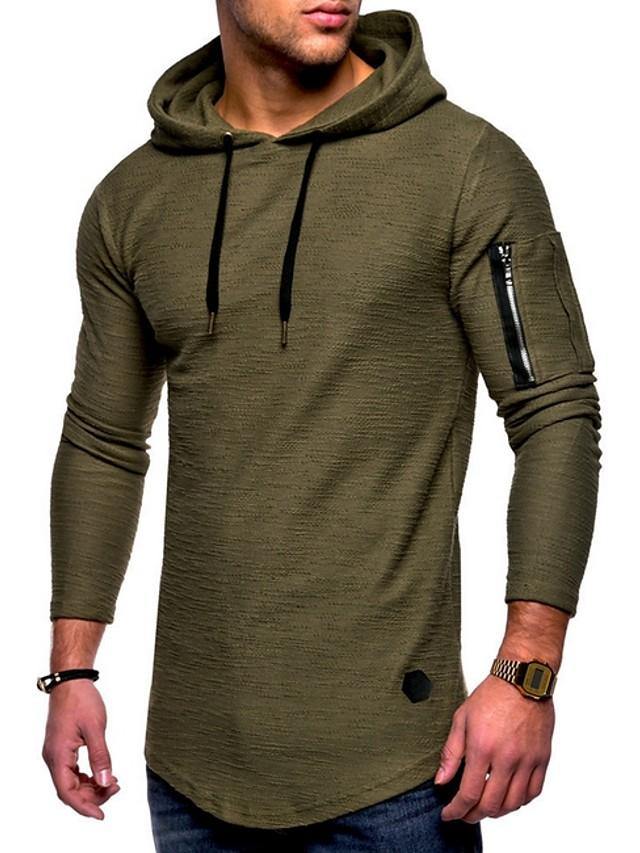 Men's Fitness Casual Fitness Hoodie - AM APPAREL