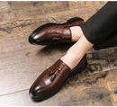 Men's Formal Faux Leather Oxford Shoes - AM APPAREL