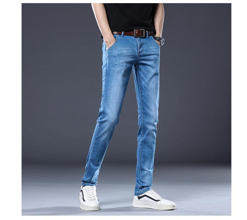 Men's Formal Slim Fit Denim Jeans - AM APPAREL