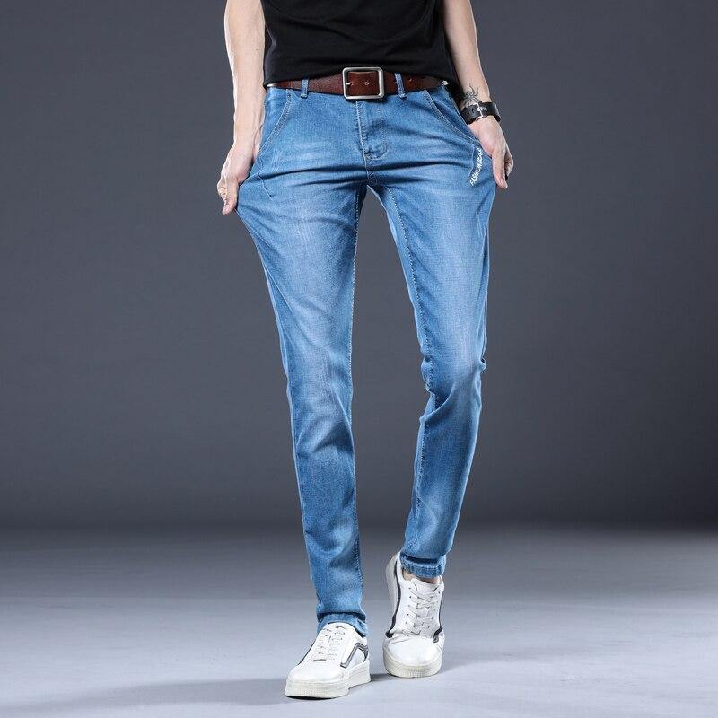 Men's Formal Slim Fit Denim Jeans - AM APPAREL